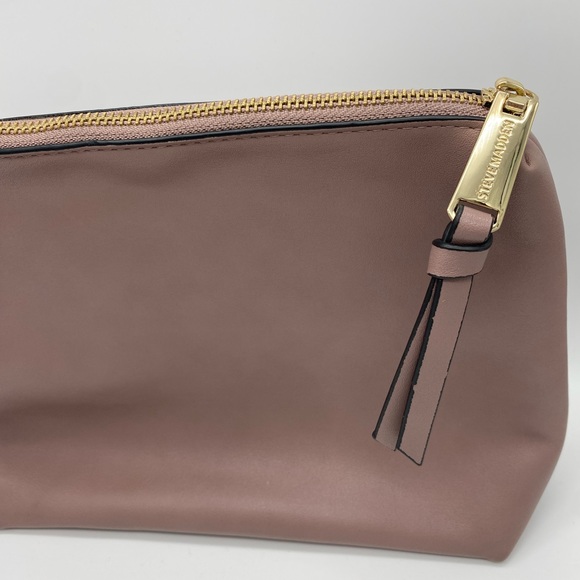 🔥5 for $20🔥 Steve Madden Large Mauve Makeup / Cosmetic Travel Bag - Picture 2 of 11